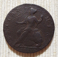 UK - ½ Penny - George II (Young Laureate) - KM# 566 - Otros & Sin Clasificación