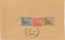 16477 - MALAYA - COVER 1930 - TIGERS - REGISTERED LETTER To KUALA LUMPUR - Andere & Zonder Classificatie