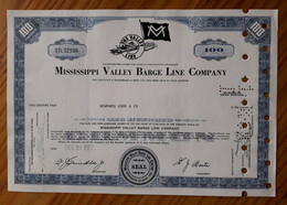 Mississippi Valley Barge Line Company - Navigazione