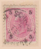 LIECHTENSTEIN VORLÄUFER - ÖSTERREICH MARKE - KAT. V. 53  - STEMPEL SCHAAN - ...-1912 Vorphilatelie