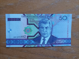 Billete De TURKMENISTAN, De 50 MANAT, Año 2005, Uncirculated - Turkmenistán