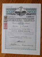 Svenska Lloyd - 1916 - Navigazione