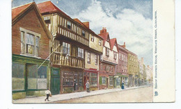 Postcard Gloucester Bishop Hooper's House Posted 1907 - Gloucester