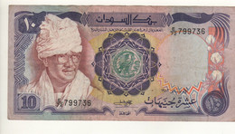 SUDAN  10 Sudanese Pounds   P27    1983   ( President Jafar Muhammad An-Numeiri + Sugar Factory At Back ) - Sudan