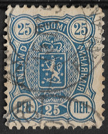 Finland Russian Government 1889 25P. Blue. Perf 12 1⁄2 . Mi 31A. Tammerfors, Tampere Postmark - Used Stamps