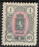 Finland Russian Government 1890 1M. Perf 12 1⁄2 . Mi 32Ab. Mint - Unused Stamps