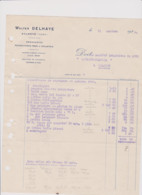 DROGUERIES FOURNITURES POUR L' INDUSTRIE  WALTER DELHAYE à AULNOYE (NORD) 31 OCTOBRE 1929 - Droguerie & Parfumerie