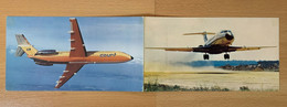 Bristish Aircraft Corporation Publicity Leaflet Card BAC Onle-eleven 22.5 X 12.5 Cm - Pubblicità