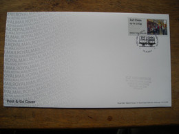 2017 FDC Royal Mail Heritage Mail By Rail Travelling Post Office Sorting - 2011-2020 Decimale Uitgaven