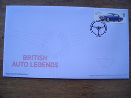 2013 FDC British Auto Legends, Steering Wheel Cancel Alwalton, Rolls Royce Silver Shadow 1965 - 2011-2020 Dezimalausgaben