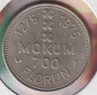 Amsterdam : 1275 - 1975     700 Jaar Mokum   700 Florijn    (1012) - Souvenirmunten (elongated Coins)