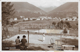 CARTOLINA FOTOGRAFICA -  VIGEZZO - CAMPI DI TENNIS NELLA PINETA DI S. MARIA MAGGIORE - FP - VIAGGIATA 1934 -  D15 - Novara