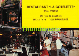 CPSM RESTAURANT LA COTELETTE BRUXELLES - Cafés, Hotels, Restaurants