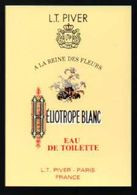 Calendrier Double  Carte Parfumée  L T PIVER   HELIOTROPE BLANC  1994 - Anciennes (jusque 1960)