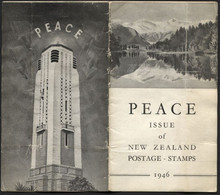 NEW ZEALAND  - Peace Isse Used Stamps On Special Leaflet 1946. Fold On The 1st Page (x411) - Presentation Packs