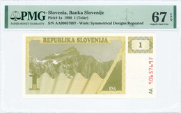 SLOVENIA  1 Tolar (1990) - Slovénie