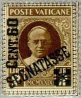 VATICAN - Portrait Du Pape Pie XI - Taxes