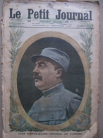 WW1 Le Petit Journal 17 Dec 1916 Général Duport - Chûte Dirigeable Zeppelin Allemand - Le Petit Journal