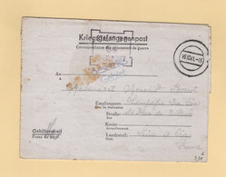 Correspondance De Prisonnier De Guerre - 1941 - Stalag III B - Guerra Del 1939-45