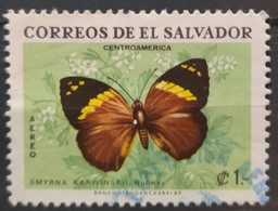 EL SALVADOR 1969 Airmail - Butterflies. USADO - USED. - El Salvador