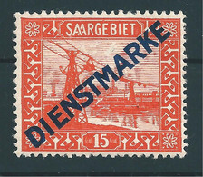 Saar MiNr. D 12 IV *  (sab14) - Dienstmarken