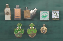 PINS PIN'S PARFUM 1144 COSMETIQUE NINA GALLET YVES ROCHER CABOTINE DE GRES PACO RABANNE LOT 8 PINS DONT 1 AB ARTHUS - Parfums