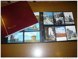 CLASSEUR ALBUM POUR 180 CARTES POSTALES FOND NOIR CP ANCIENNES  OU MODERNES PROMO 15 FEUILLES CARTE POSTAL - Unclassified