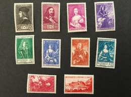 MONACO 1939 YT 185 à 194 (10 Valeurs) - Neufs SANS Charnière MNH ** - Cote 575E - Unused Stamps
