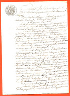 Arnancourt ( 52 ) Lettre Du 1er Mars 1853 Enregistrée à Doulevant Le Chateau Le 4 Mars 1853 - Tampon Timbre - Manuscrits