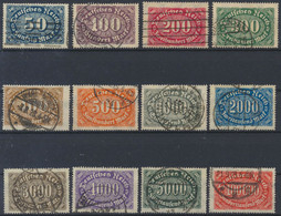 DR 1923 / MiNr.  246 - 257  O / Used   (b1023) - Used Stamps