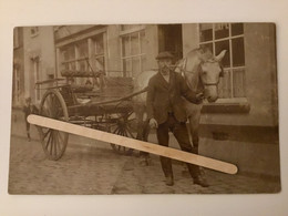 ATTELAGE  CHEVAL PHOTO CARTE ORIGINALE 1905/1910 Non Identifié - Attelages