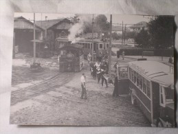 TRANVIA TORINO-ORBASSANO-GIAVENO - STAZIONE DI ORBASSANO 1936  CONSORZIO TRASPORTI TORINESI - Trasporti