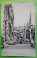 MALINES Anvers, Belgique,  La Cathédrale St Saint Rombant  Refection échafaudages , TB - Mechelen