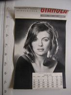 Calendrier ACTRICES 1970 Valable Pour 2026 GIANOLA Thonon Paris Lyon Grenoble - Grand Format : 1961-70