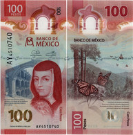 MEXICO        100 Pesos       P-W134       6.1.2021       UNC  [sign. Borja - Prefix AY] - Mexico