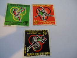 CONGO REPUBLIC MNH  STAMPS SPORTS AFRICAN GAMES - Other & Unclassified