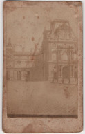 CDV Photo Originale XIXème Vers 1860 PARIS Carrousel Louvre Par Baptiste GUERARD 202 Rue De Rivoli Cdv 2485 - Alte (vor 1900)