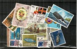 ILE DE NORFOLK (Océan Pacifique)  Beau Lot De Timbres Oblitérés (20) Tous Différents, 1 ère Qualité. Lot # 4 - Lots & Kiloware (mixtures) - Max. 999 Stamps