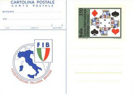 ITALIA - REPUBBLICA ITALIANA - 1983 - CP193 - 350 Torneo Internazionale Di Bridge - Cartolina Postale - Intero Postale - - Interi Postali