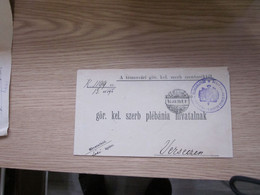 Temesvar To Versecz Portomentes 1896 - Unclassified