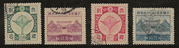 Japon 1928 N° Y&T : 198 à 201 Obl. - Oblitérés