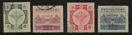 Japon 1928 N° Y&T : 198 à 201 Obl. - Gebraucht