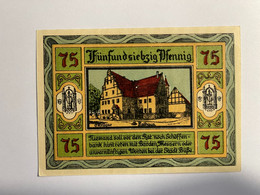 Allemagne Notgeld Aken 75 Pfennig - Collections