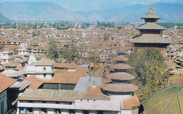 NEPAL : UNUSED COLOUR PICTURE POST CARD : KATHMANDU, BIRD'S EYE VIEW - Népal