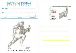 ITALIA - REPUBBLICA ITALIANA - 1985 - CP202 - 400 Italia '85, Esposizione Mondiale Di Filatelia, Storia Postale - Cartol - Interi Postali