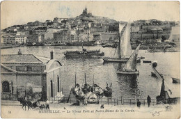 CPA - MARSEILLE - Le Vieux Port Et N. Dame De La Garde - Vieux Port, Saint Victor, Le Panier