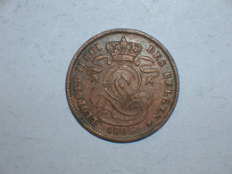BELGICA 2 CENTIMOS 1905 FR (9231) - 2 Cents