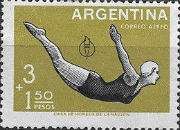 ARGENTINA - 3rd PANAMERICAN GAMES, CHICAGO/USA (DIVING) 1959 - MNH - Buceo