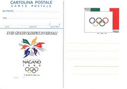 ITALIA - REPUBBLICA ITALIANA - 1998 - CP235 - 900 Nagano '98 - Cartolina Postale - Intero Postale - NUOVO - Interi Postali