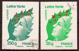 2012  N° 4662M Et 4662Q  Oblitérés Avec Cachet Rond - Used Stamps